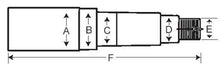Load image into Gallery viewer, Trailer Spindle Size Chart #42 3-1/4" x 10-9/10" for 8K lbs
